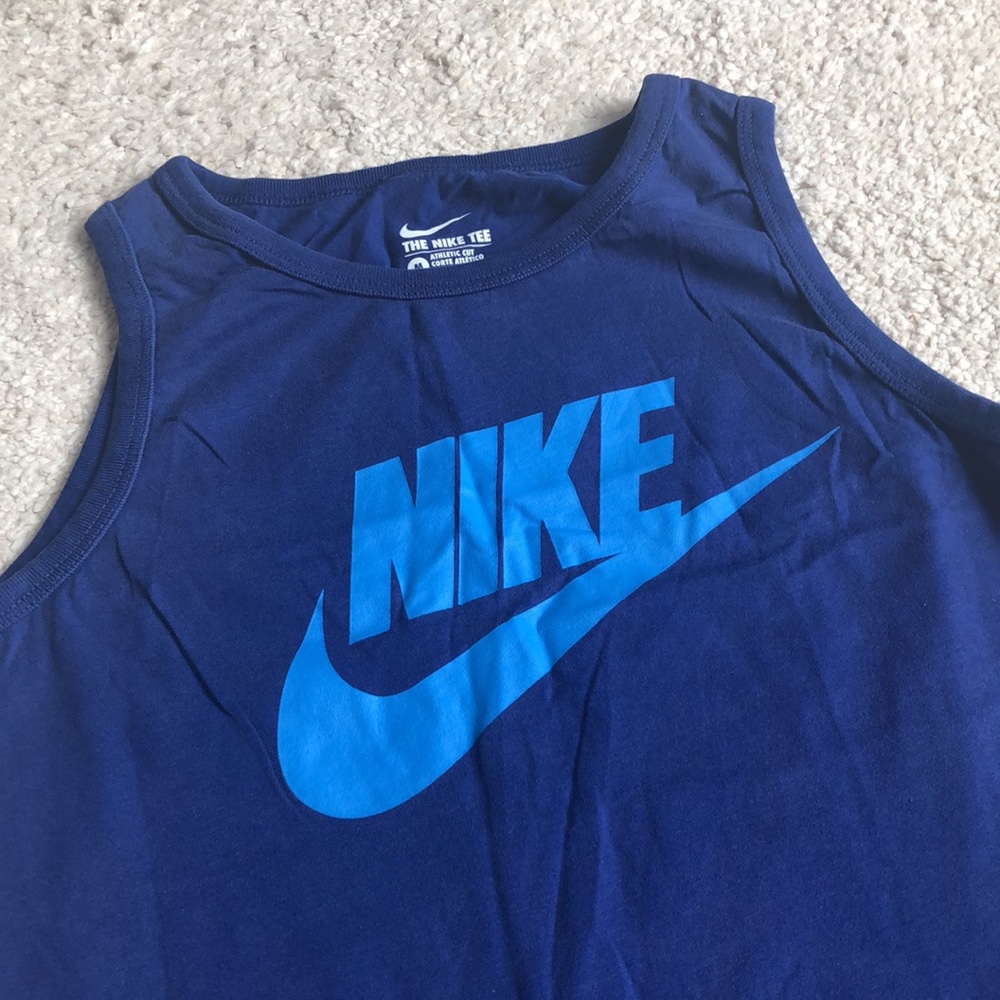 NEW Nike Tank Top Tee - Blue - Picture 2 of 3